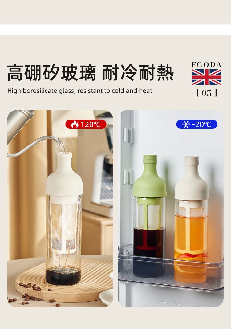 高硼矽玻璃 耐冷耐熱High borosilicate glass, resistant to cold and heatFGODA03]120-20