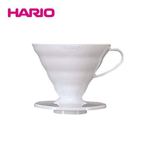 HARIO V60白色02樹脂濾杯 VD-02W