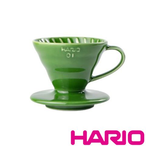 HARIO V60深蕨綠01彩虹磁石濾杯 VDC-01-DG-EX