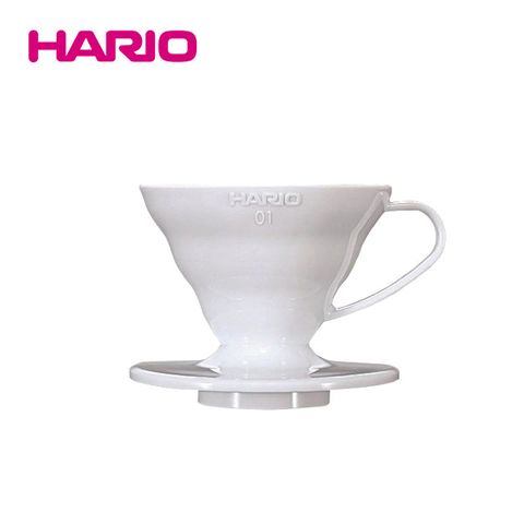 HARIO授權特約經銷商HARIO V60白色01樹脂濾杯 VD-01W 1∼2杯份