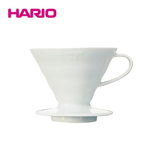 HARIO V60白色02磁石濾杯 1-4杯份 VDCR-02-W