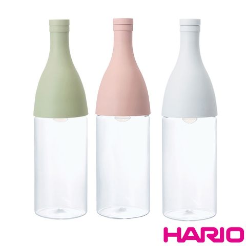 HARIO AISNE香檳瓶冷泡茶壺800ml(粉綠/粉紅/白