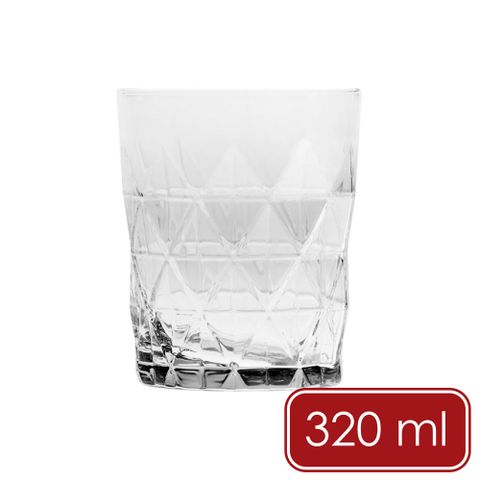 《EXCELSA》Luxor玻璃杯(菱紋320ml)