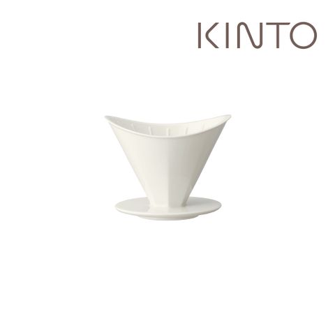 KINTO / OCT八角陶瓷濾杯(2杯)- 白