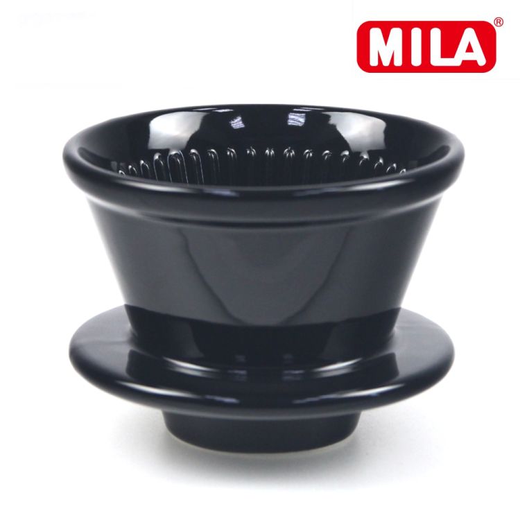 MILA  陶瓷蛋糕濾杯(咖啡濾杯)(適合1-4人)+Kalita 155蛋糕形濾紙-漂白50枚