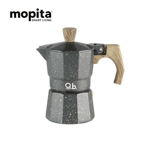 【義大利MOPITA莫比塔】摩卡壺/咖啡壺 復古黑金色 3杯份
