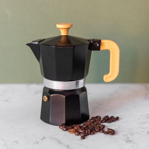 La Cafetiere 義式摩卡壺(黑3杯)