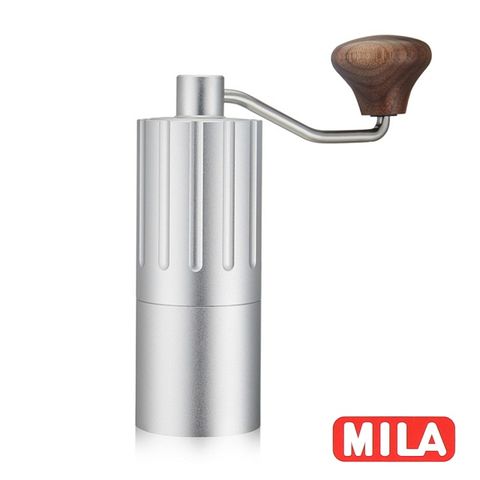 MILA 第二代達人攜帶型手搖磨豆機(不鏽鋼磨芯)-炫銀