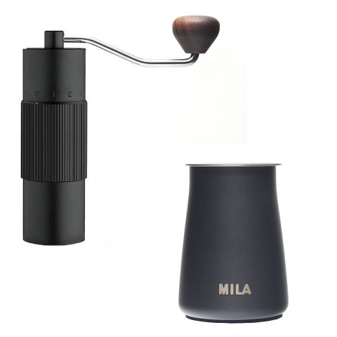MILA 外調式手搖磨豆機(ML-S)+咖啡篩粉器