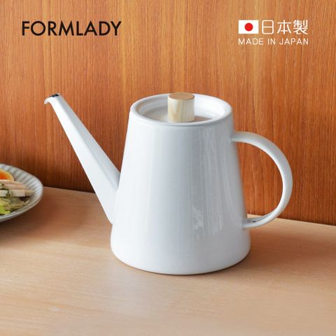 【日本FORMLADY】小泉誠 kaico日製琺瑯細口手沖壺-1.3L (IH爐可使用)