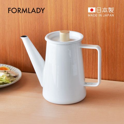 【日本FORMLADY】小泉誠 kaico日製琺瑯咖啡壺-1.1L (IH爐可使用)