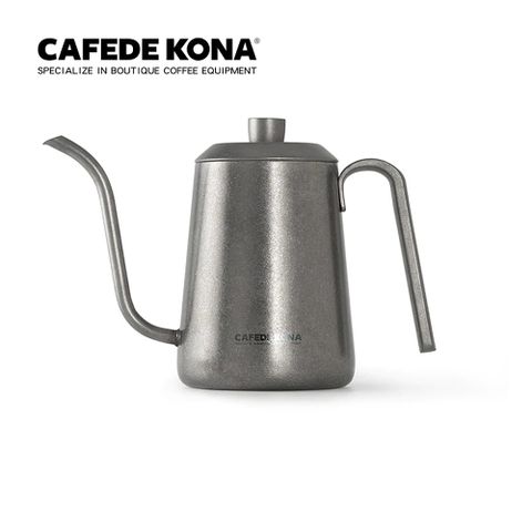 CAFEDE KONA Friday 手沖細口壺600ml - 復古銀