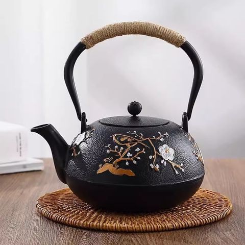 CS22 日式無塗層鑄鐵煮茶壺1.2L