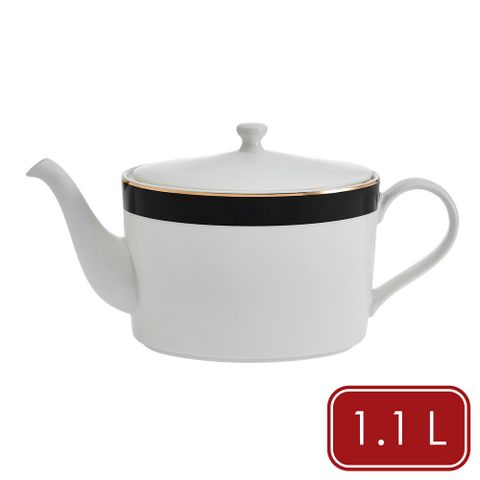《Mikasa》Luxedeco瓷製濾茶壺(1.1L)