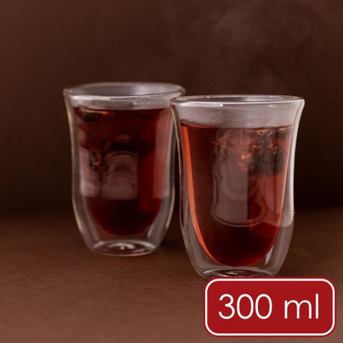 《La Cafetiere》雙層玻璃杯2入(300ml)