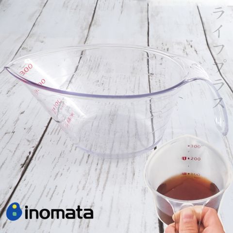 【一品川流】日本製 Inomata料理刻度量杯-350ml-3入組