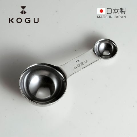 【日本下村KOGU】日製18-8不鏽鋼雙頭計量式咖啡豆勺/量匙