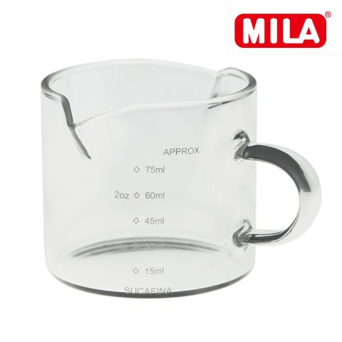 MILA 雙嘴玻璃刻度量盅75ml