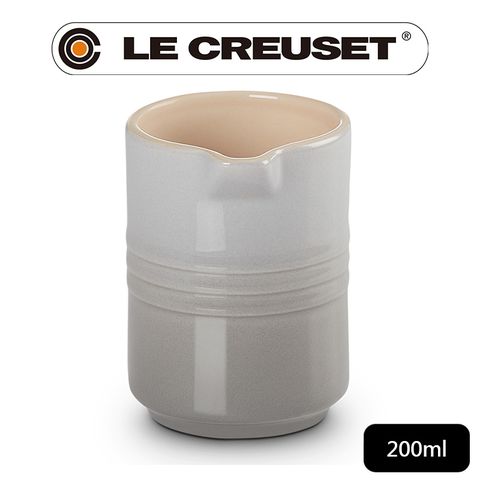 LE CREUSET -瓷器牛奶壺 200ml (迷霧灰-無盒)