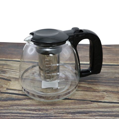 一品川流 優得 經典沖泡壺-1300ml-1入 (附304濾網)