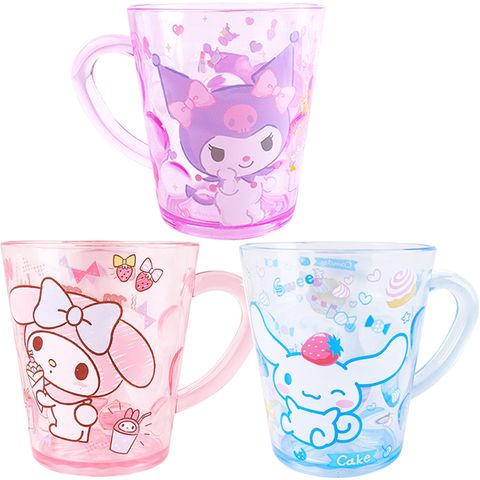 三麗鷗大耳狗美樂蒂酷洛米兒童水杯漱口杯牙刷杯260ml K-0053/001542(聖誕節 平輸品)【小品館】