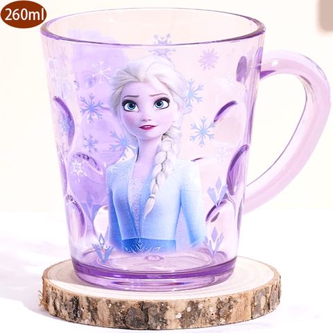 迪士尼冰雪奇緣艾莎兒童水杯漱口杯牙刷杯260ml 003939(生日禮物 聖誕節 平輸品)【小品館】