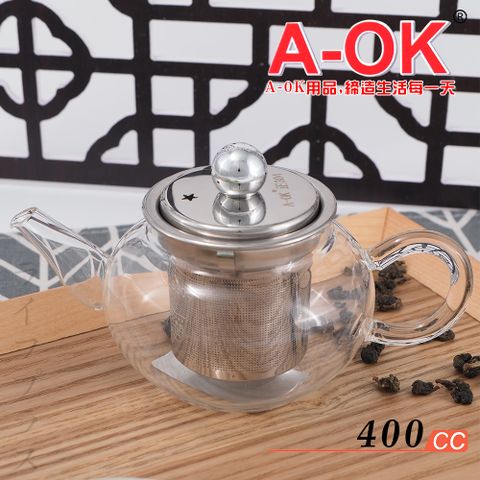 一品川流 A-OK養生泡茶壺-400ml-1入組