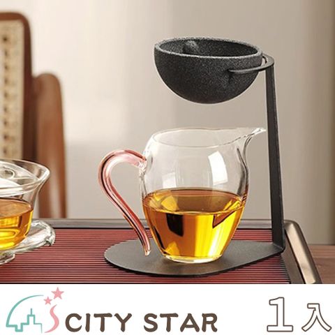 CITY STAR 粗陶微濾公道杯茶漏濾茶器