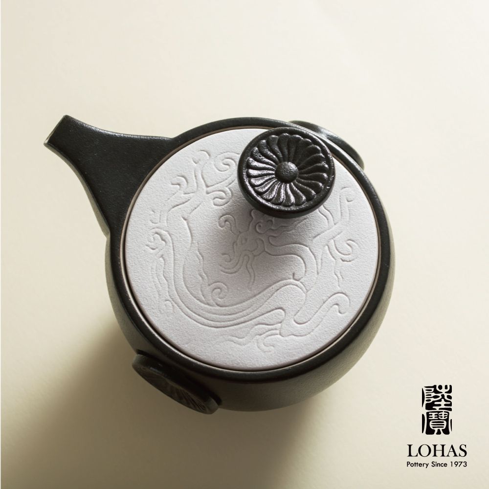 LOHAS 陸寶 定窯龍紋旅行茶組  自在品茗 行走的茶器