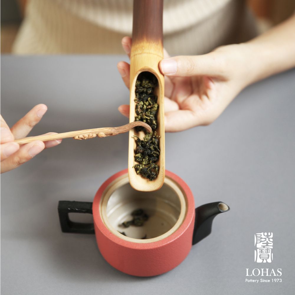 LOHAS 陸寶  蘭花竹茶道 茶則茶夾茶針布袋 精緻茶配件