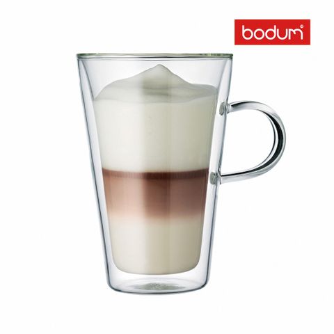 【Bodum】CANTEEN 雙層玻璃馬克杯兩件組 400cc