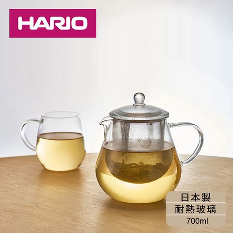 [日本HARIO]耐熱玻璃茶壺700ml(CHC-70T)