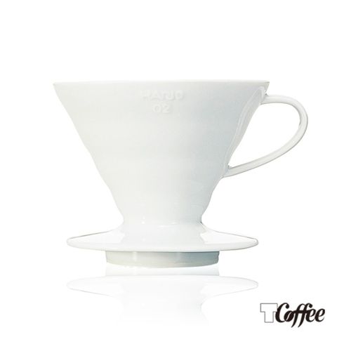 HARIO TCoffee -V60白色02磁石濾杯