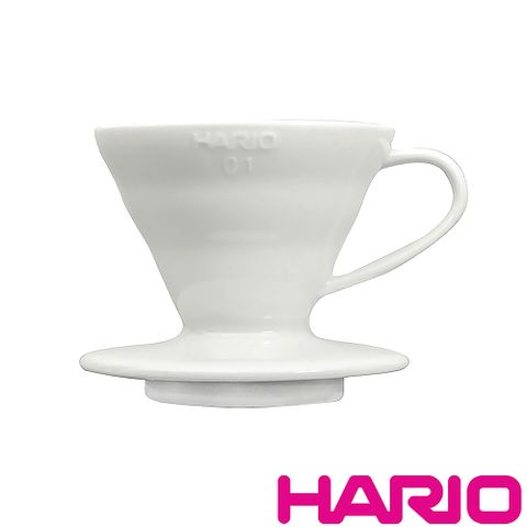 【HARIO】V60白色01磁石濾杯1~2杯 / VDC-01W