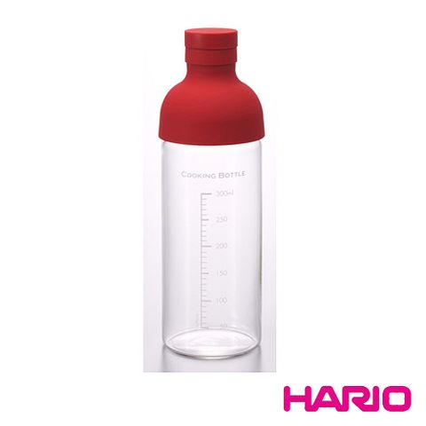 HARIO 迷你酒瓶紅色調味瓶300/CKB-300-R