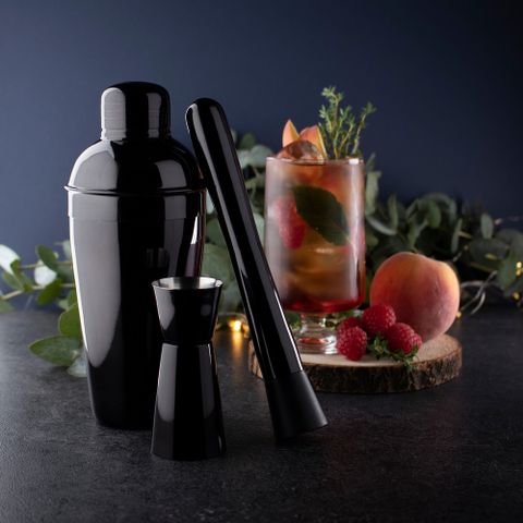《Taylors Eye Witness》Taproom量杯搗棒+雪克杯(曜石黑500ml)