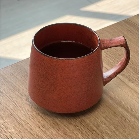 【Cores】KIKI美濃燒馬克杯｜瓷製可微波 (紅)