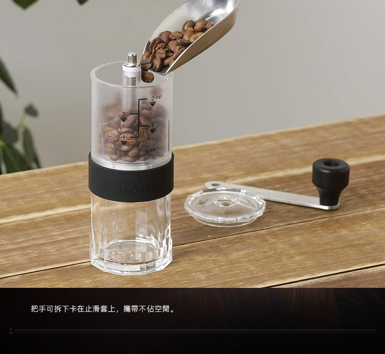 2 把手可拆下卡在止滑套上,攜帶不佔空間。
