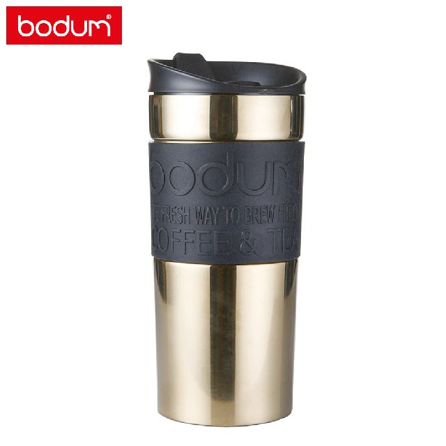 e-bodum bodum 雙層不鏽鋼隨行杯350cc-金