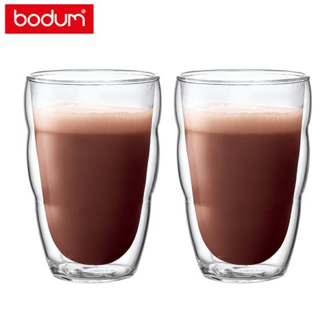 【丹麥BODUM】 PILATUS雙層玻璃杯2件組350ml(總代理公司貨)