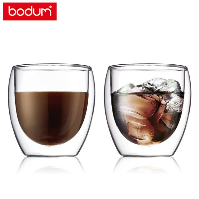 e-bodum 【丹麥BODUM】 PAVINA雙層玻璃杯2件組250cc(總代理公司貨)