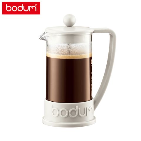 e-bodum 【丹麥BODUM】 BRAZIL法式濾壓壺350ml-米白(原廠代理公司貨)