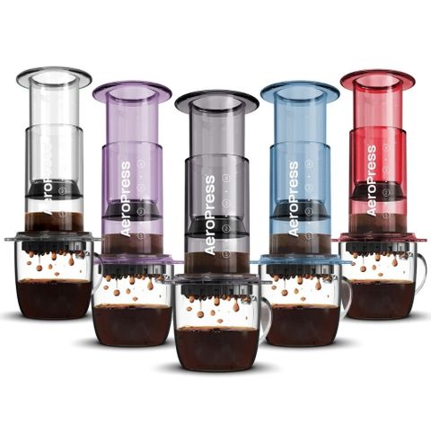 AeroPress 愛樂壓 Clear 透明多色版 美國製造 免插電咖啡機