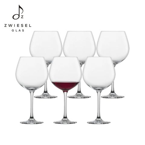 ZWIESEL GLAS 德國水晶杯 CLASSICO系列 勃根地紅酒杯 814ml 6入禮盒組