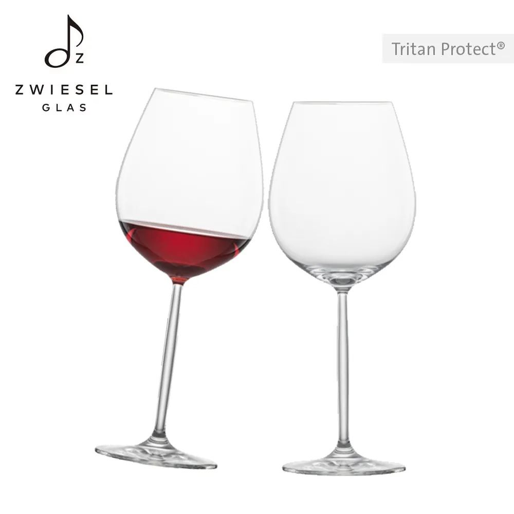 ZWIESEL GLAS 德國水晶杯 DIVA系列 紅酒杯 613ml 2入禮盒組
