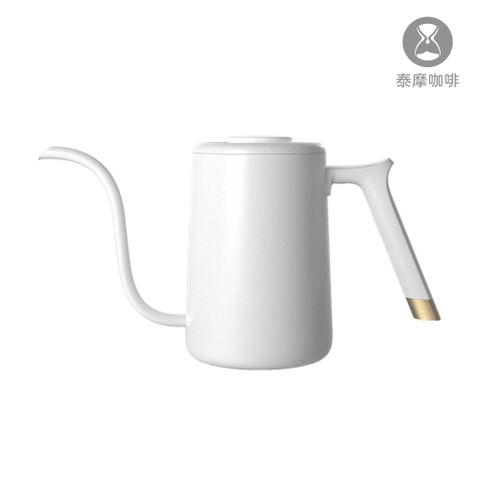 TIMEMORE 【 泰摩】魚Pure系列手沖壺 白色 垂直穩定水流(咖啡手沖壺 304不鏽鋼)