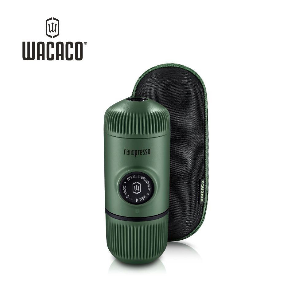 WACACO  Nanopresso 隨身咖啡機-森林綠 附硬殼保護殼