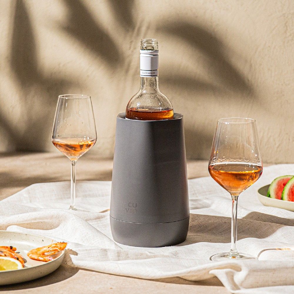 VACU VIN 荷蘭 Hexo保冷冰桶 (石墨灰) / 冰酒桶 冰鎮桶 保冰桶
