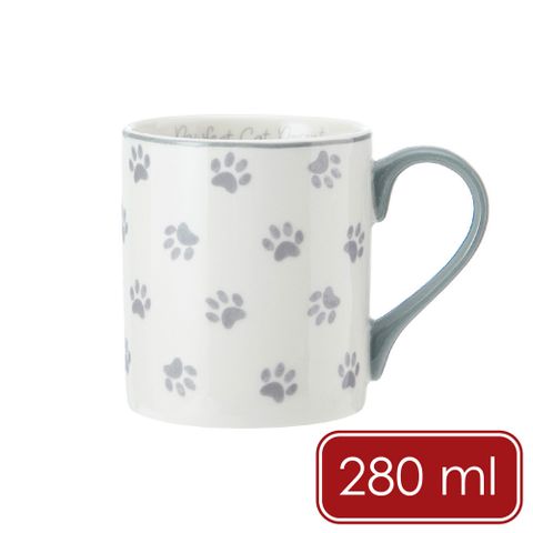 《Mikasa》瓷製馬克杯(貓腳印280ml)