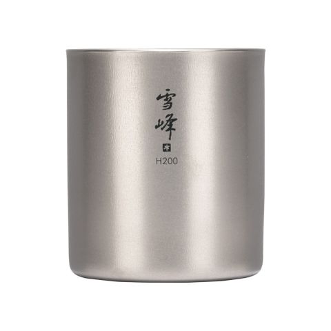 SnowPeak 雪峰鈦雙層杯 200 高型 TW-124